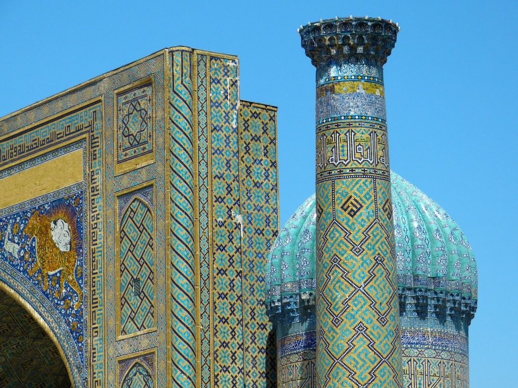 samarkand, registan square, uzbekistan