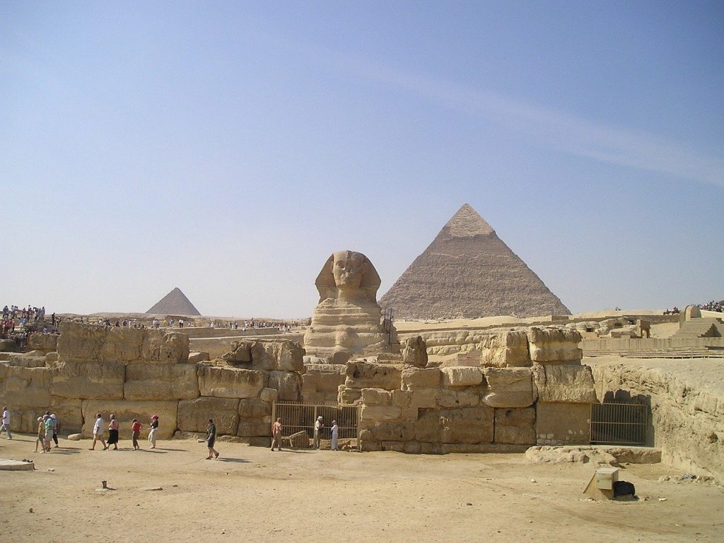 egypt, sphinx, pyramids